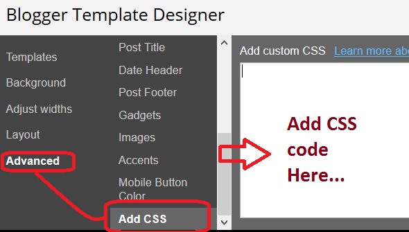Blogger-Add-css-Template-Designer