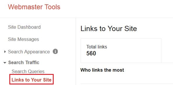 Google-webmasters-links