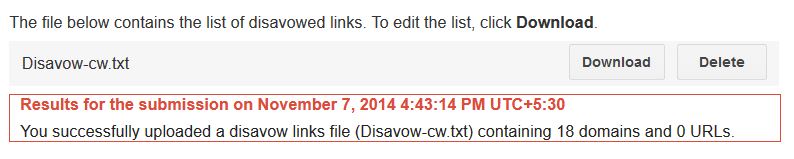 after-Disavow